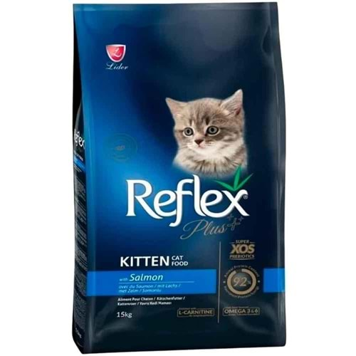 REFLEX PLUS KITTEN CAT SALMON 15 KG