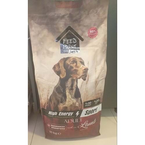 FEED POİNT YÜKSEK ENERJİ KUZU PİRİNÇ KÖPEK MAMASI 15KG