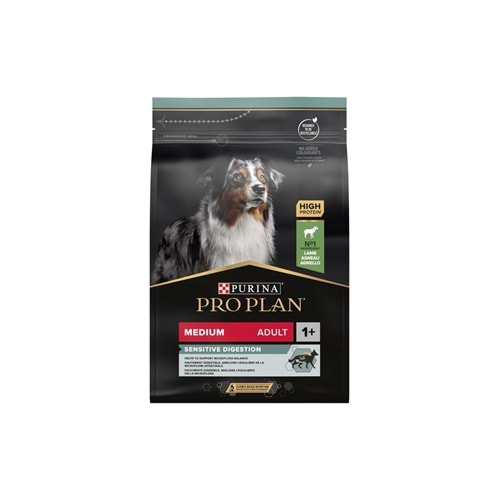 Pro Plan Kuzu Etli Orta Irk Yetişkin Köpek Maması 3Kg