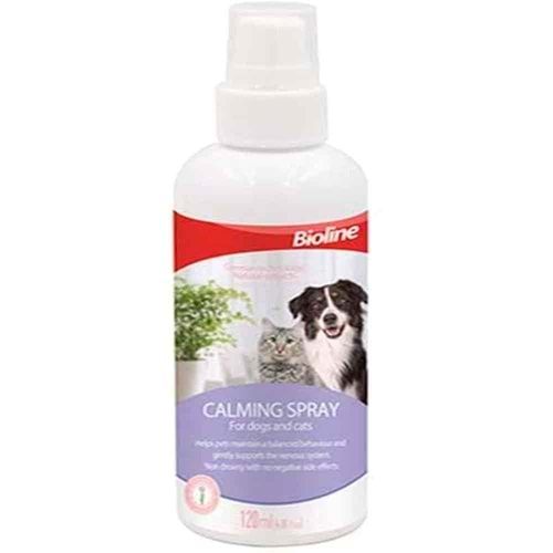 Bioline Calming Sprey Kedi Köpek İçin Sakinleştici Sprey 120 Ml