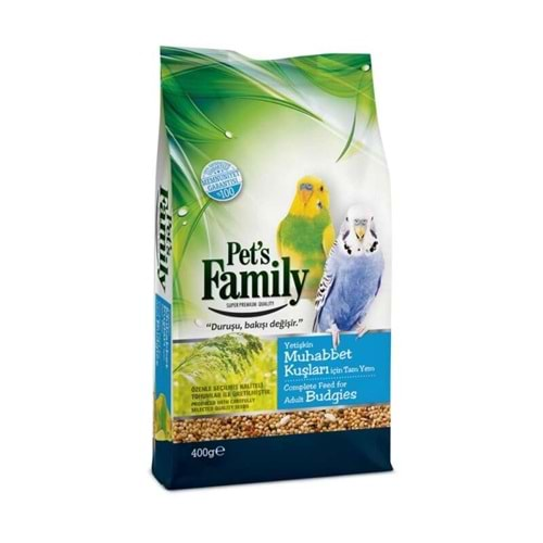 Pet's Family Muhabbet Kuşu Yemi 400gr