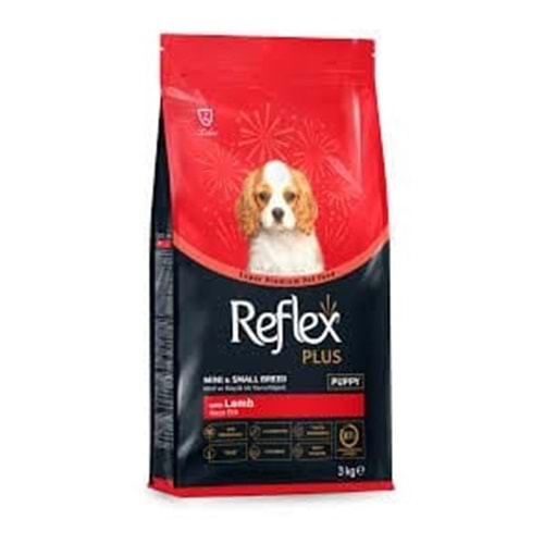 Reflex Plus Kuzu Etli Mini ve Küçük Irk Yavru Köpek Maması 3 kg