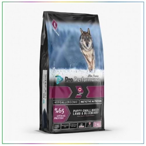 Pro Performance Mini Irk Kuzu Etli ve Yaban Mersinli Yavru Köpek Maması 2 Kg
