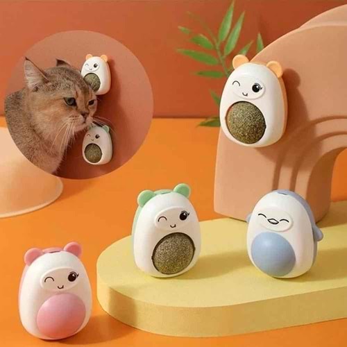 Ayıcıklı Catnip Kedi Nanesi Top