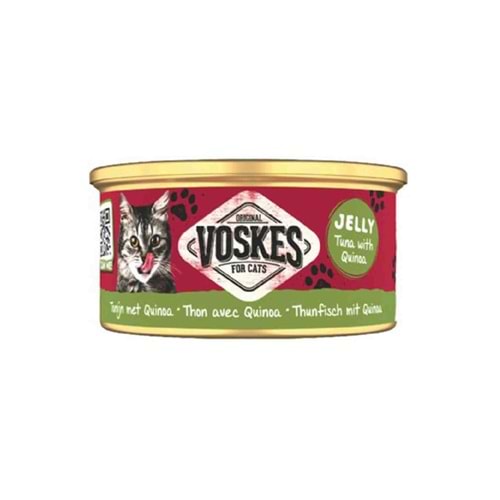 VOSKES TON BALIĞI VE KİNOA KEDİ KONSERVESİ 85 GR