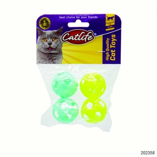 CATLİFE ZİLLİ KEDİ OYUNCAĞI 4LÜ PAKET