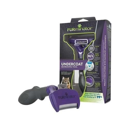 Furminator Uzun Tüylü Kedi Tarağı 6cm [M/L]