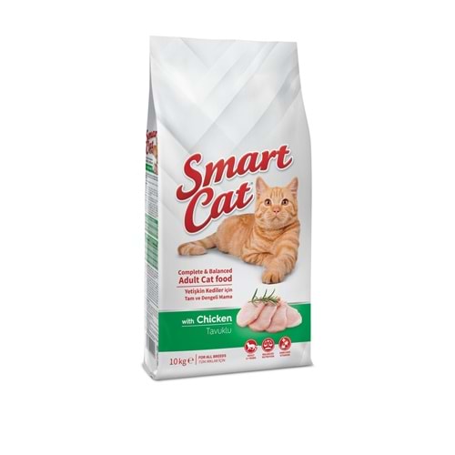 Smart Cat Tavuk Etli Yetişkin Kedi Maması 10 Kg