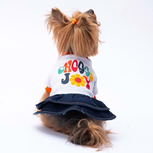Pawstar Gri Santa Rosa Elbise XL Beden