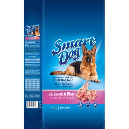 Smart Dog Kuzulu Yetişkin Köpek Maması 15 Kg