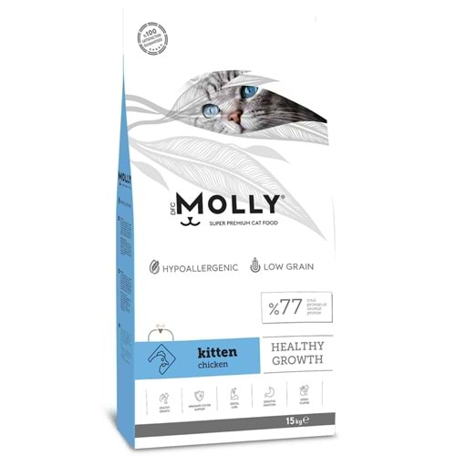Molly Tavuklu Yavru Kedi Maması 15kg