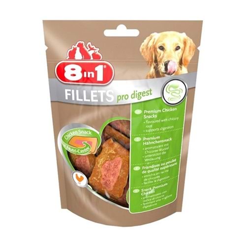 8in1 Pro Digest Sindirim Sistemi Destekleyici Tavuklu Köpek Ödül Maması 80gr