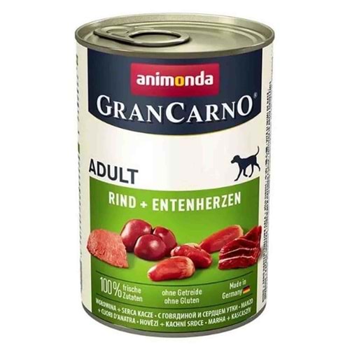 Animonda GranCarno Sığır Etli ve Ördekli Yetişkin Köpek Konservesi 400gr