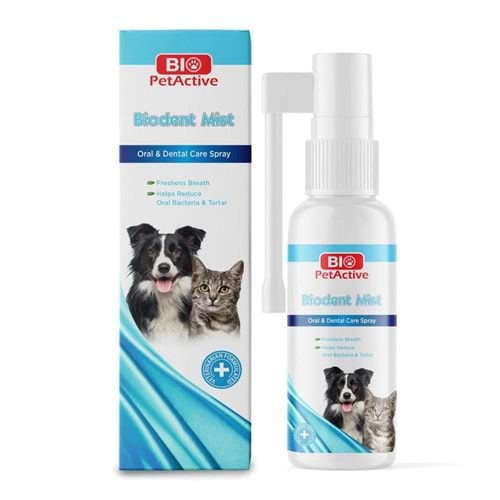 BİO PETACTİVE BIODENT MİST AĞIZ VE DİŞ BAKIM ÜRÜNÜ (SPREY) 50ML