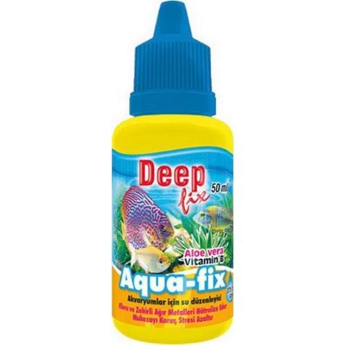 Deep Fix Aqua-Fix Akvaryumlar İçin Su Düzenleyicisi 50 Ml