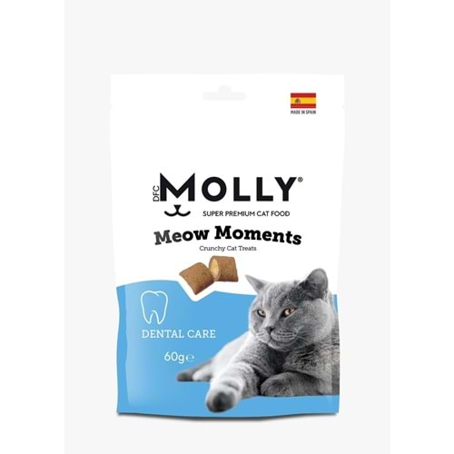 MOLLY MEOW MOMENTS AĞIZ VE DİŞ SAĞLIĞI KEDİ ÖDÜL MAMASI (DENTAL CARE) 60 GR