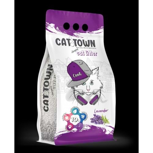 Cattown Lavantalı Kedi Kumu 10 LT