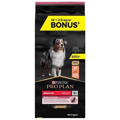 ProPlan Somonlu Hassas Yetişkin Kuru Köpek Maması 14+2,5 Kg