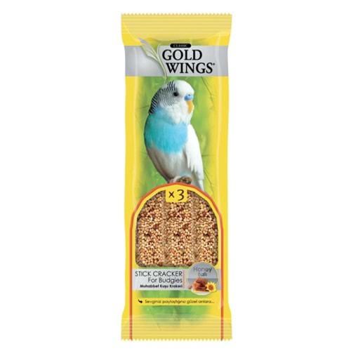 Gold Wings Classic Ballı Muhabbet Kuşu Krakeri (3'lü)