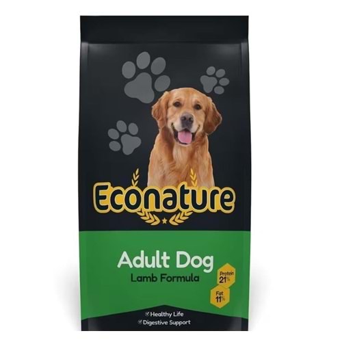 Econature Plus Kuzulu Yetişkin Köpek Maması 13,5kg + 1,5kg HEDİYE!
