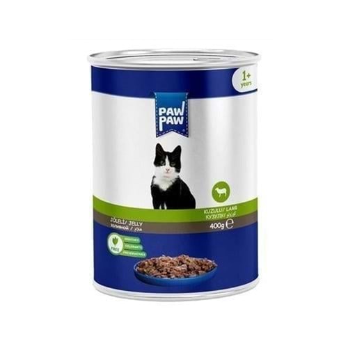 Paw Paw Jelly Kuzulu Yetişkin Kedi Konserve Maması 400 gr