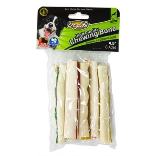 DOGLİFE RENKLİ SARMA ÇUBUK 7GR/AD.6LI