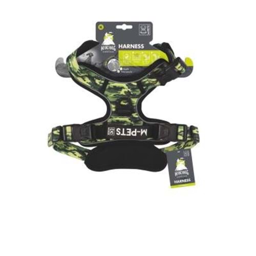 M-Pets Hiking Reflektörlü Soft Sırt Tasması 2,5x50-110cm (Kamuflaj) [XL]