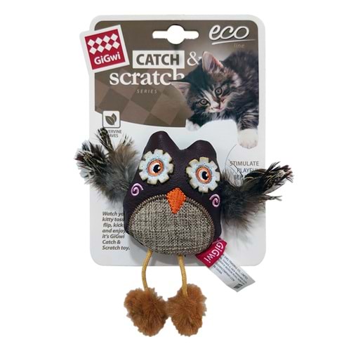 Catch&Scratch Baykuş Kedi Oyuncağı