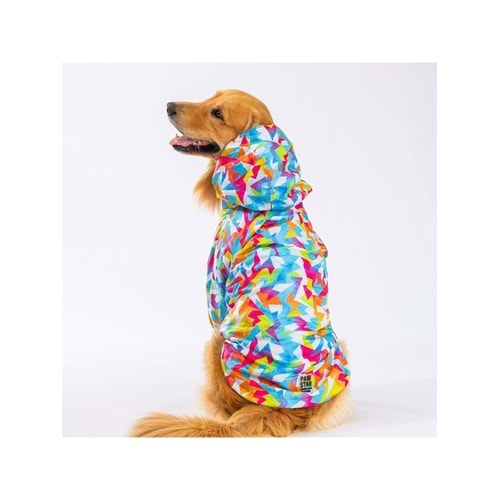 PawStar Mosaic Büyük Irk Yağmurluk 4XL