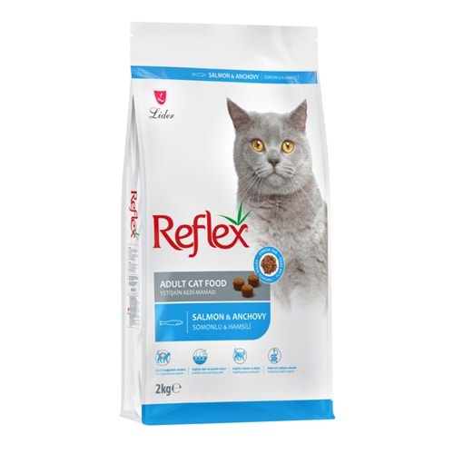 Reflex Somonlu ve Hamsili Yetişkin Kedi Maması 2kg