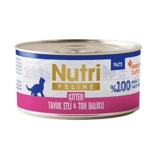 Nutri Feline Kitten Tahılsız Yavru Kedi Konservesi 70 Gr