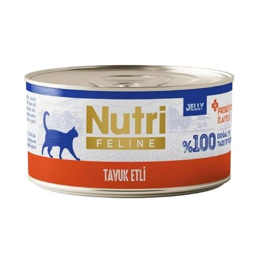 Nutri Feline Tavuklu Jöleli Kedi Konservesi 70 Gr