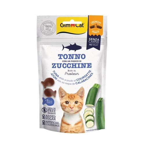GimCat Crunchy Ton Balıklı ve Kabaklı Kedi Ödül Maması 50gr