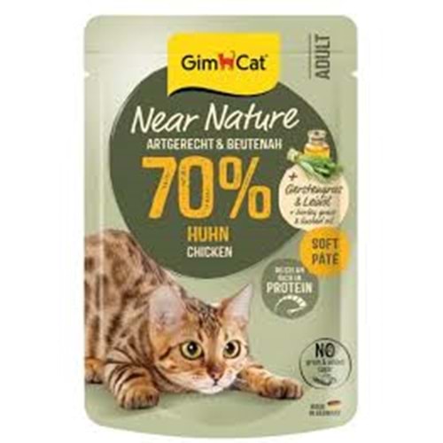 Gimcat Near Nature Tavuklu Kedi Maması 85 Gr