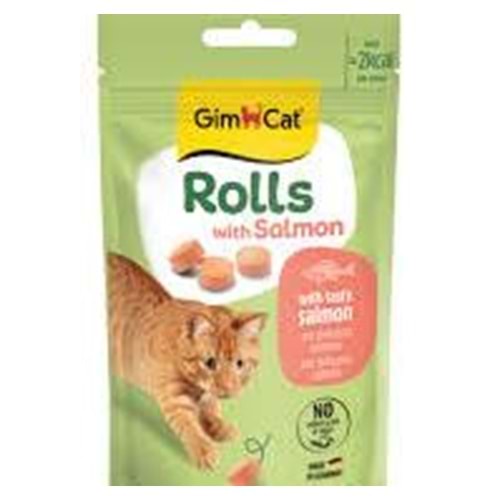 Gimcat Rolls with Salmon (Somonlu) Kedi Ödül Tableti 50 gr