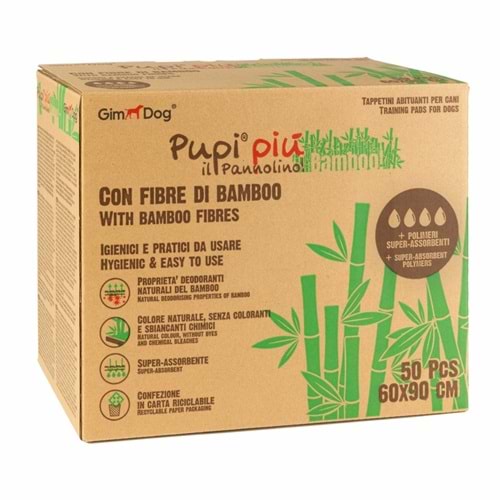 Gimdog Bamboo Çiş Pedi 60x90cm 50li Paket