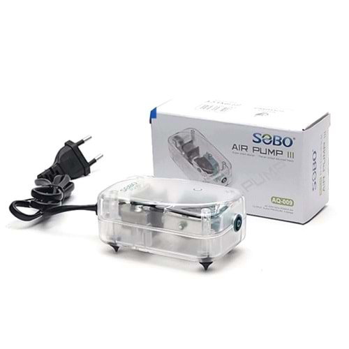 Sobo Hava Motoru Şeffaf Kasa 3W 3 Lt/Min