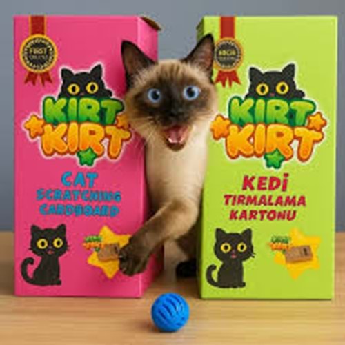 KIRT KIRT KEDİ TIRMALAMA KARTONU