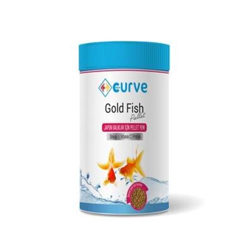 Curve Gold Fish Granulat Japon Balık Yemi 100 ml
