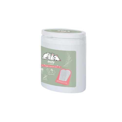 M-Pets Daily Kedi ve Köpekler İçin Kulak Temizliği Parmak Pedi (50'li)