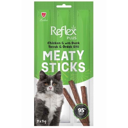 Reflex Stick Tavuk ve Ördekli Kedi Ödül Çubuğu 3x5gr