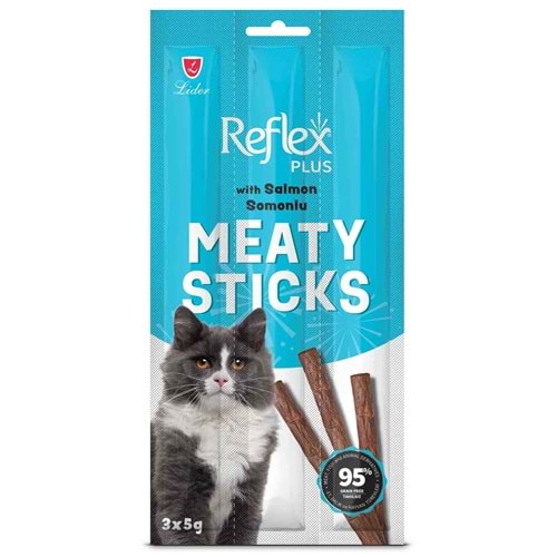 Reflex Plus Somonlu Yetişkin Kedi Ödül Çubuğu 3*5gr
