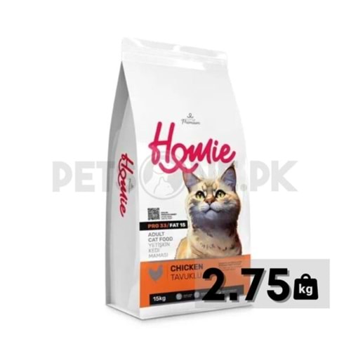 Homie Süper Premium Yetişkin Kedi Maması – Tavuk 2,75 KG