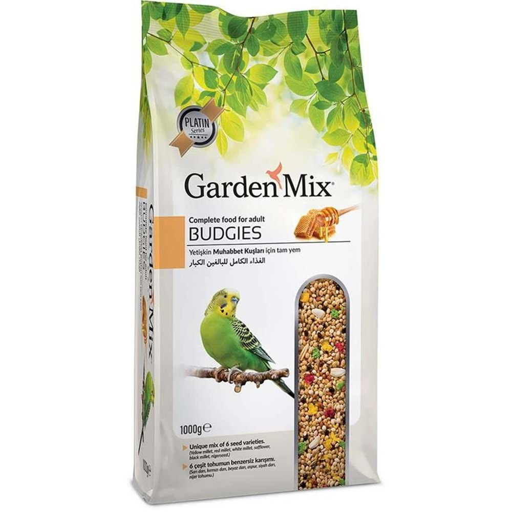 Garden Mix Platin Ballı Muhabbet Kuşu Yemi 1kg