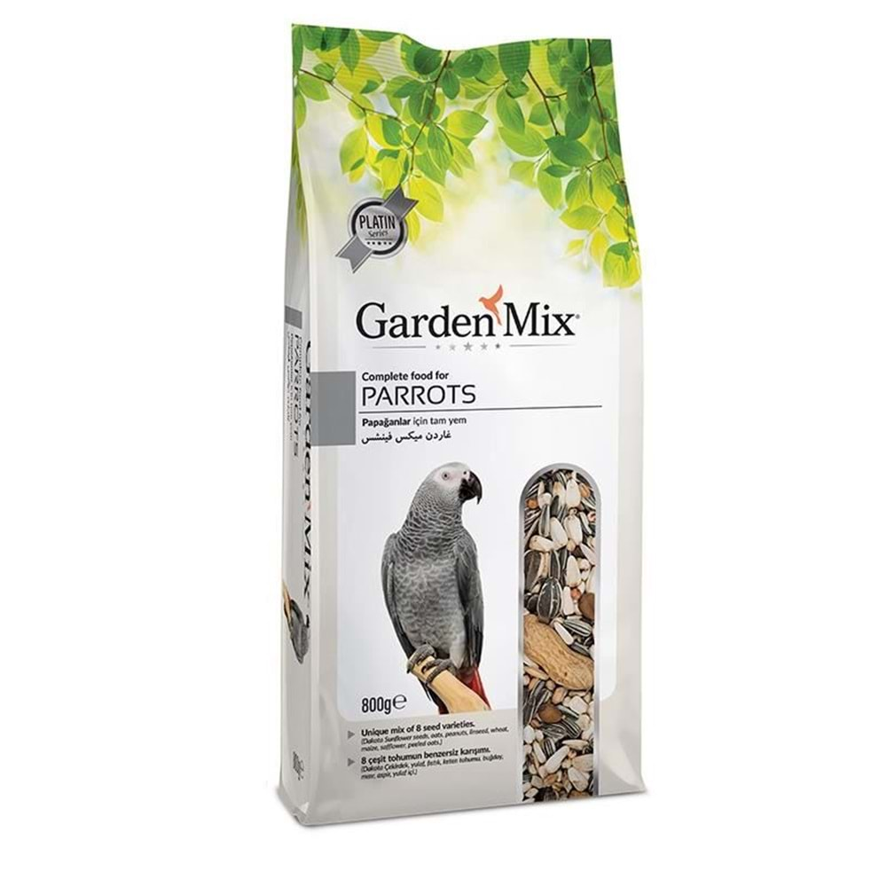 Garden Mix Platin Papağan Yemi 800gr