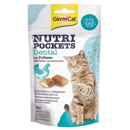 Gimcat Nutripockets Dental Kedi Ödül Tableti 60gr