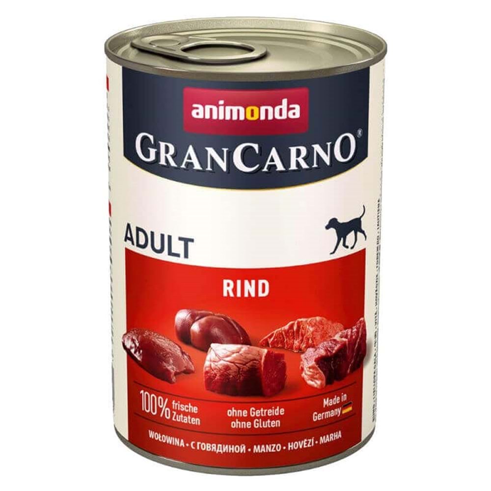 Animonda Gran Carno Sığır Etli Yetişkin Köpek Konservesi 400 Gr