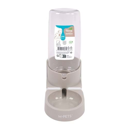 M-PETS Refresh Small Hazneli Su Kabı Desert Sand 0,85Lt