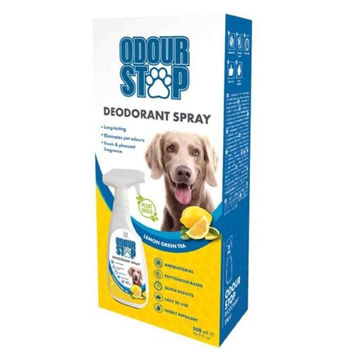 M-Pets Odour Stop Limon ve Yeşil Çaylı Deodorant Sprey 500ml