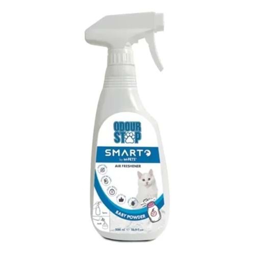 M-Pets Koku Durdurucu Deodorant Sprey Bebek Pudrası Kokulu 500ml